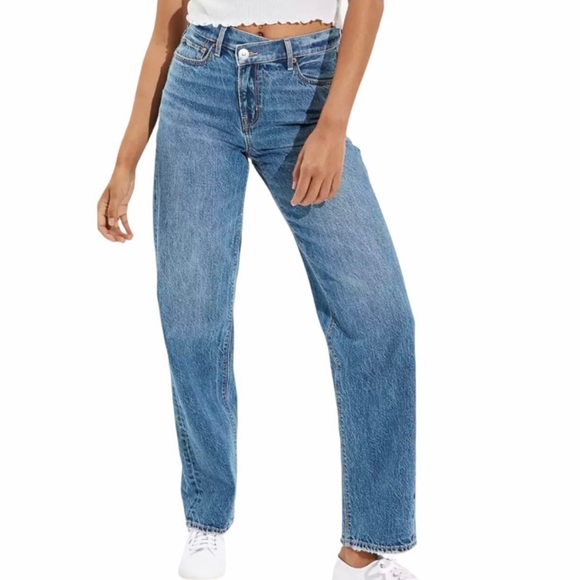 American Eagle Outfitters Denim - AE cross front baggy jeans